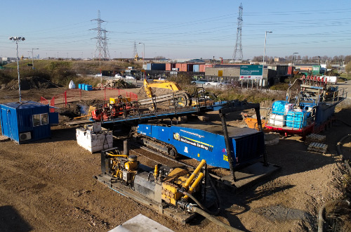 trenchless drilling project barking uk